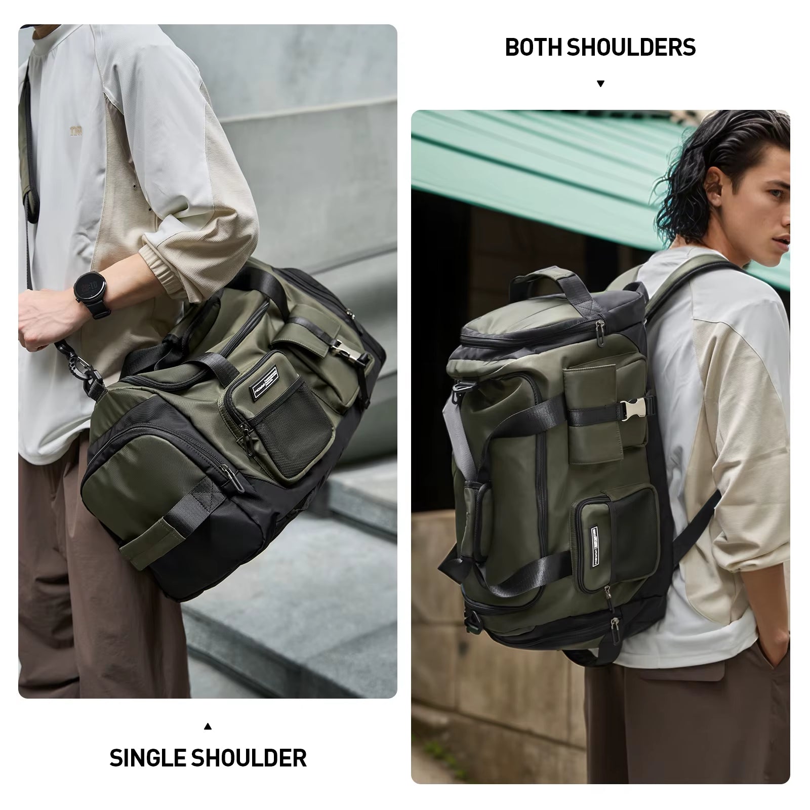 Jiu-Jitsu Crossfit Backpack Sport Travel Bags for Men Duffle Bag Outdoor Fitness Gym Bags