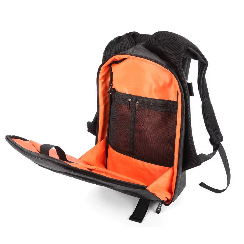 MOYYI Fashion OEMODM Mens Durable USB Charging Smart Oxford Backpack Waterproof Business Laptop Backpack Customized Logo