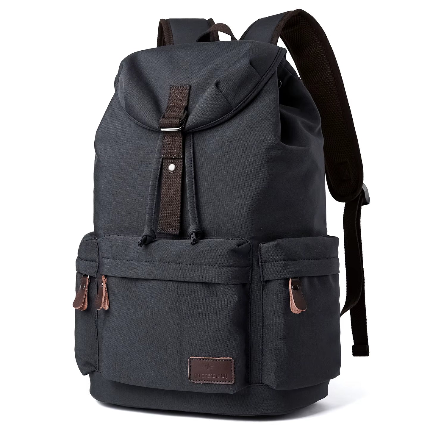 MOYYI Men'S Backpack Oxford Causal Knapsack Laptop Backpack for Men Unisex Waterproof School Travel Bag with Trolley Sleeve