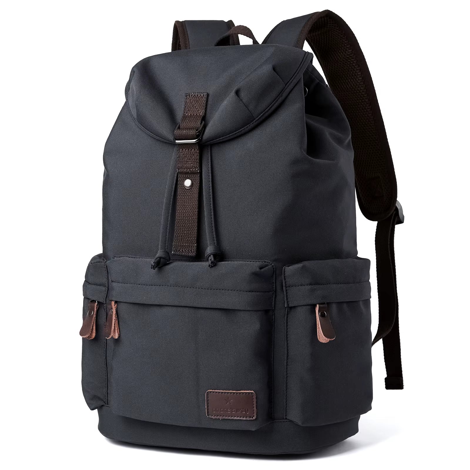 MOYYI Men'S Backpack Oxford Causal Knapsack Laptop Backpack for Men Unisex Waterproof School Travel Bag with Trolley Sleeve