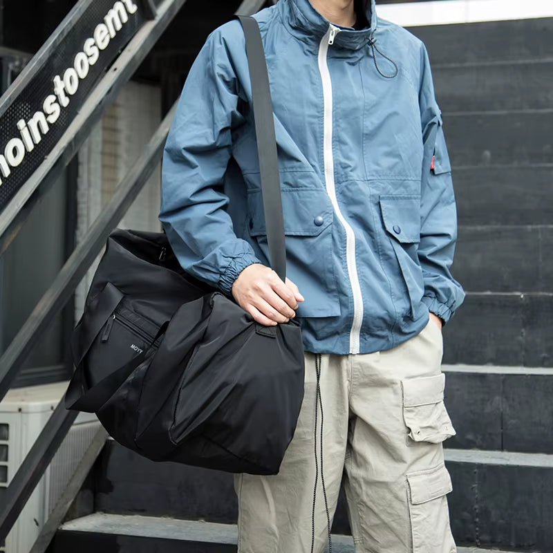 Sports Gym Bag Foldable Storage Lightweight Waterproof Weedend Travel Duffel Bag for Men