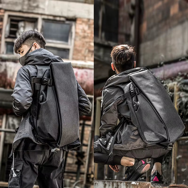 MOYYI Fashion OEMODM Mens Durable USB Charging Smart Oxford Backpack Waterproof Business Laptop Backpack Customized Logo