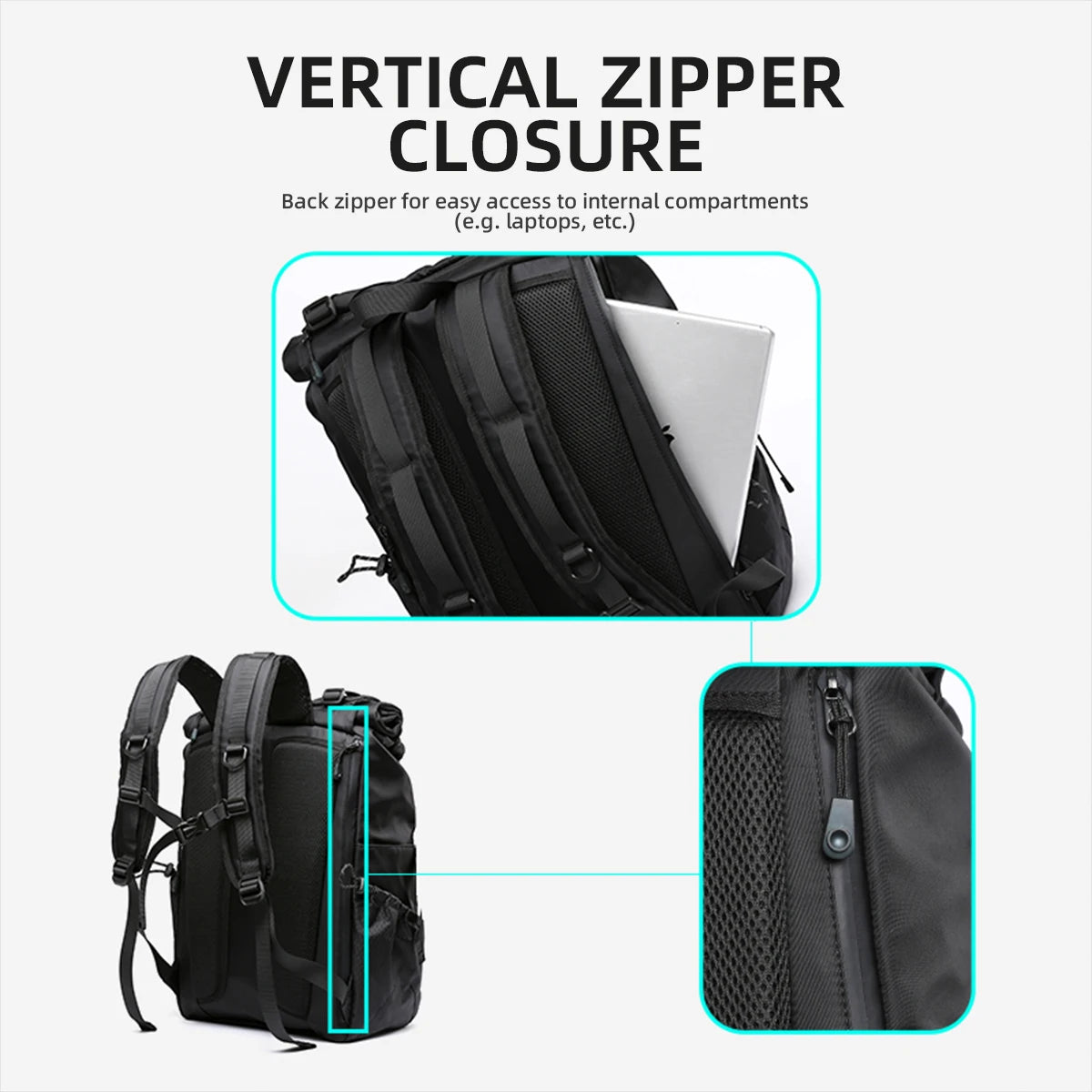 Large Capacity Men Laptop Backpack Bags for Men Outdoor Travel Backpack