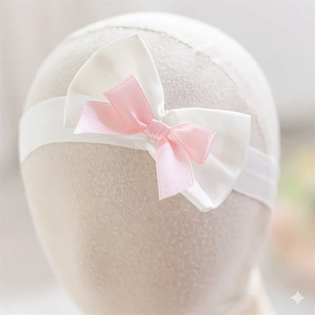 Girls Satin Floral Mesh Bow Summer Dress