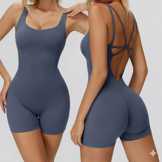Body de yoga atlético sin costuras para mujer