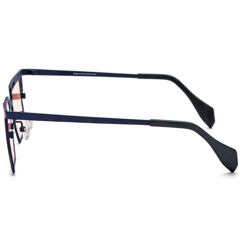 Square Titanium Sunglasses - MCROONS - lens detail