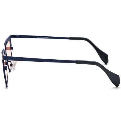 Square Titanium Sunglasses - MCROONS - lens detail