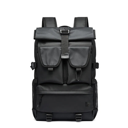 Top Rollong Expandable 28L Outdoor Backpacks Hiking Expedition Travel Backpacks Oxford 17.3 Inch Laptop Backpack for Men