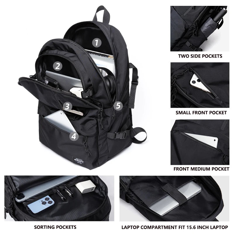 Simradia Outdoor Backpack School Bags for Men Waterproof Laptop Men'S Backpack Bags