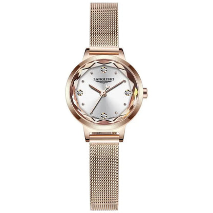 Poedagar 610 Women's Luxury Quartz Watch – Stainless Steel Band, Waterproof, Luminous, Date