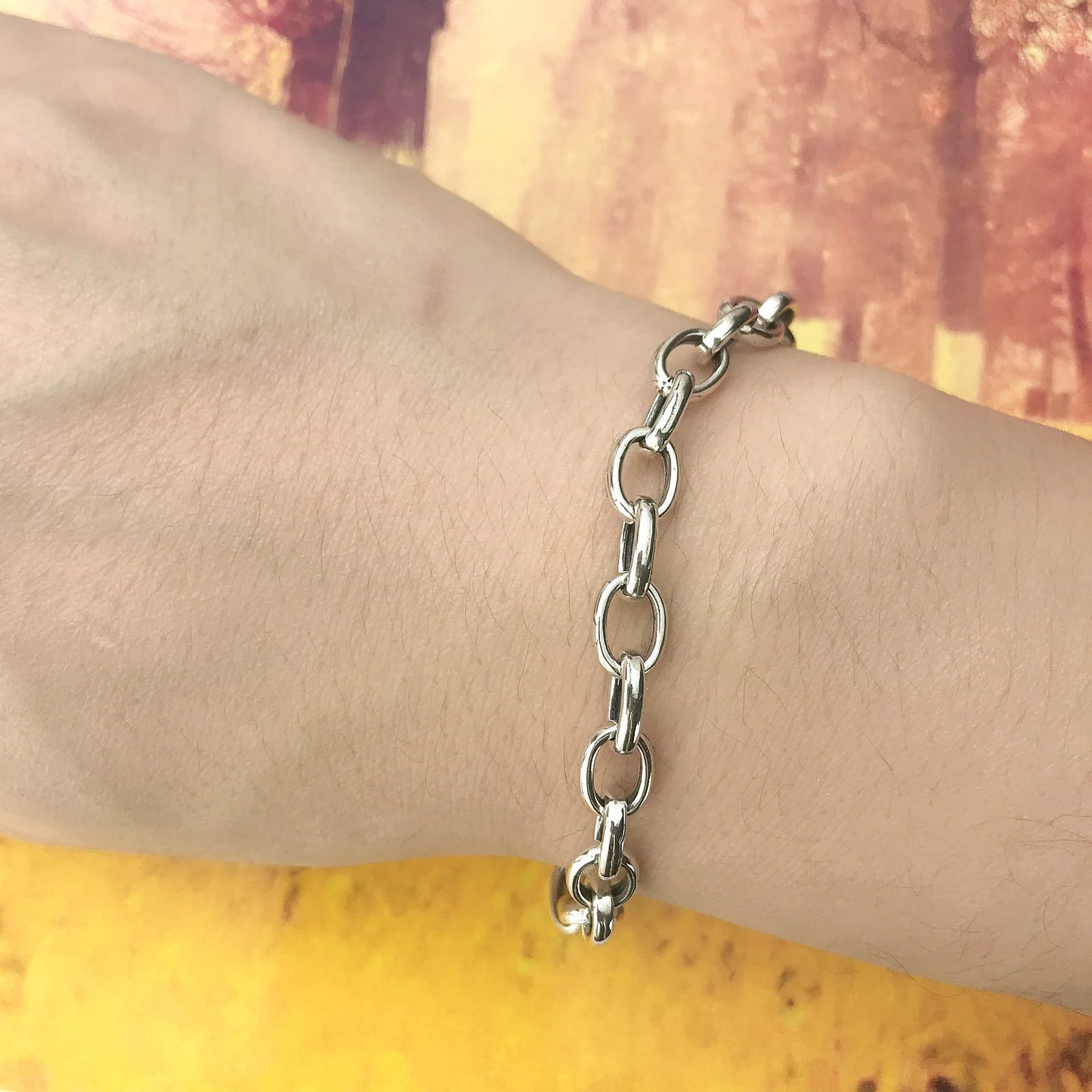KR Fashion Charm Bracelet Smooth Continuous Wearable Charm Pendant