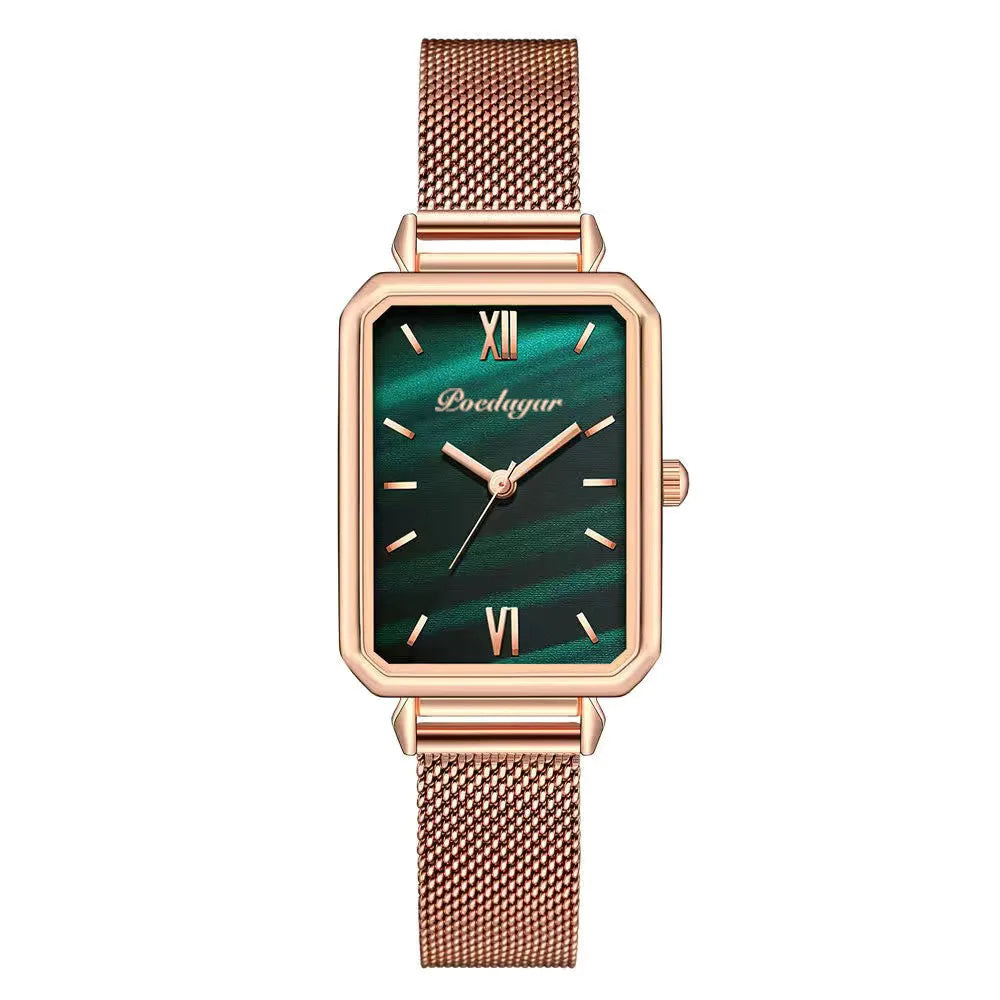 Poedagar 622 Women's Luxury Quartz Watch – Stainless Steel Band, Waterproof