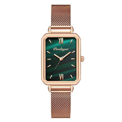 Poedagar 622 Women's Luxury Quartz Watch – Stainless Steel Band, Waterproof