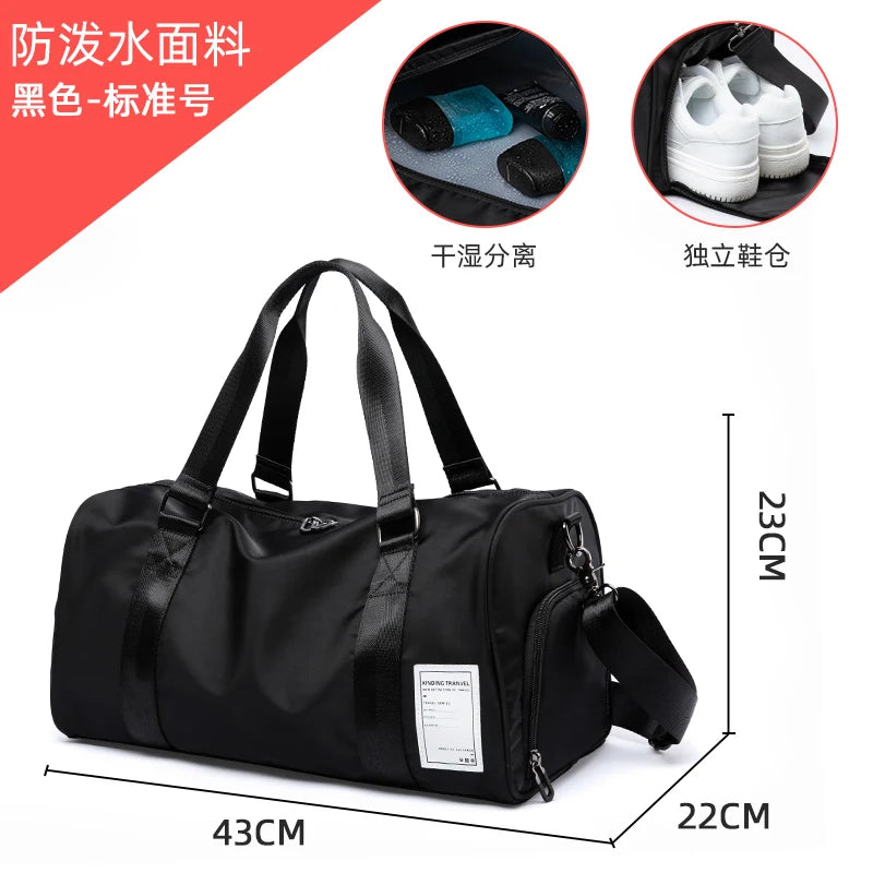 Lightweight Oxford Men Duffel Bags for Men Weekend Bag Fitness Sport Gym Bags