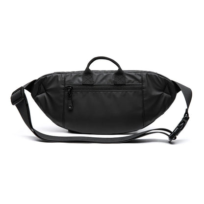 Men'S Shoulder Bag PVC Commute Vintage Water Resistant Travel Crossbody Bag Men Custom Logo Unisex Bags Can Fit 7.9 Inch Flat