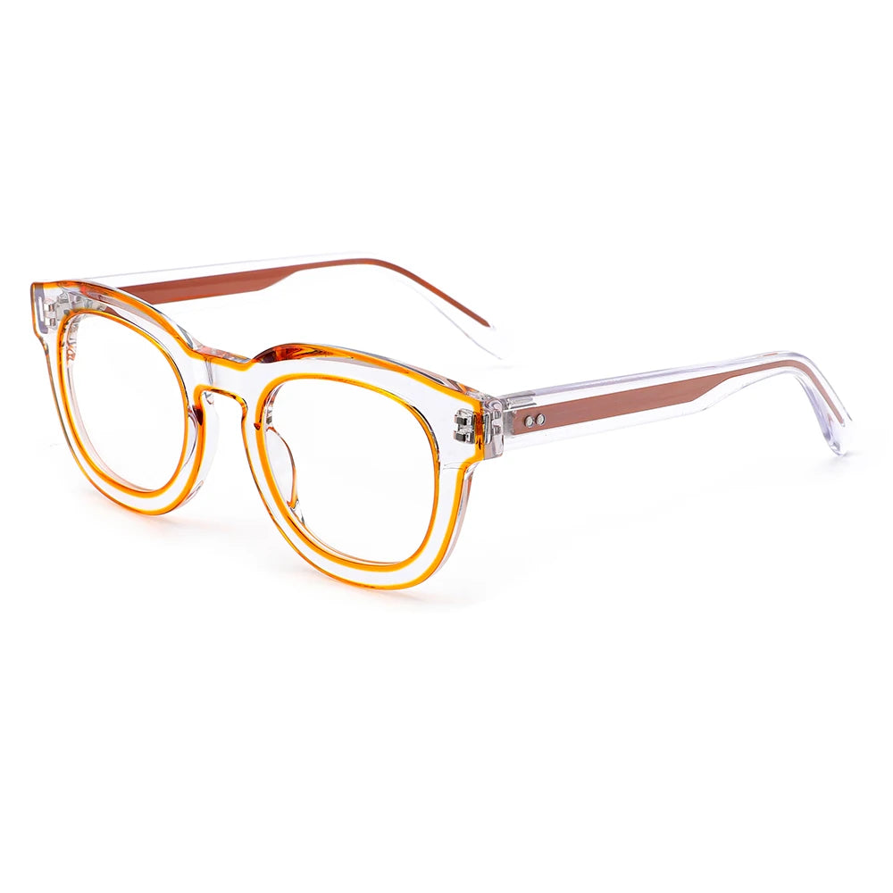 Premium Unisex Acetate Eyeglasses - Front View