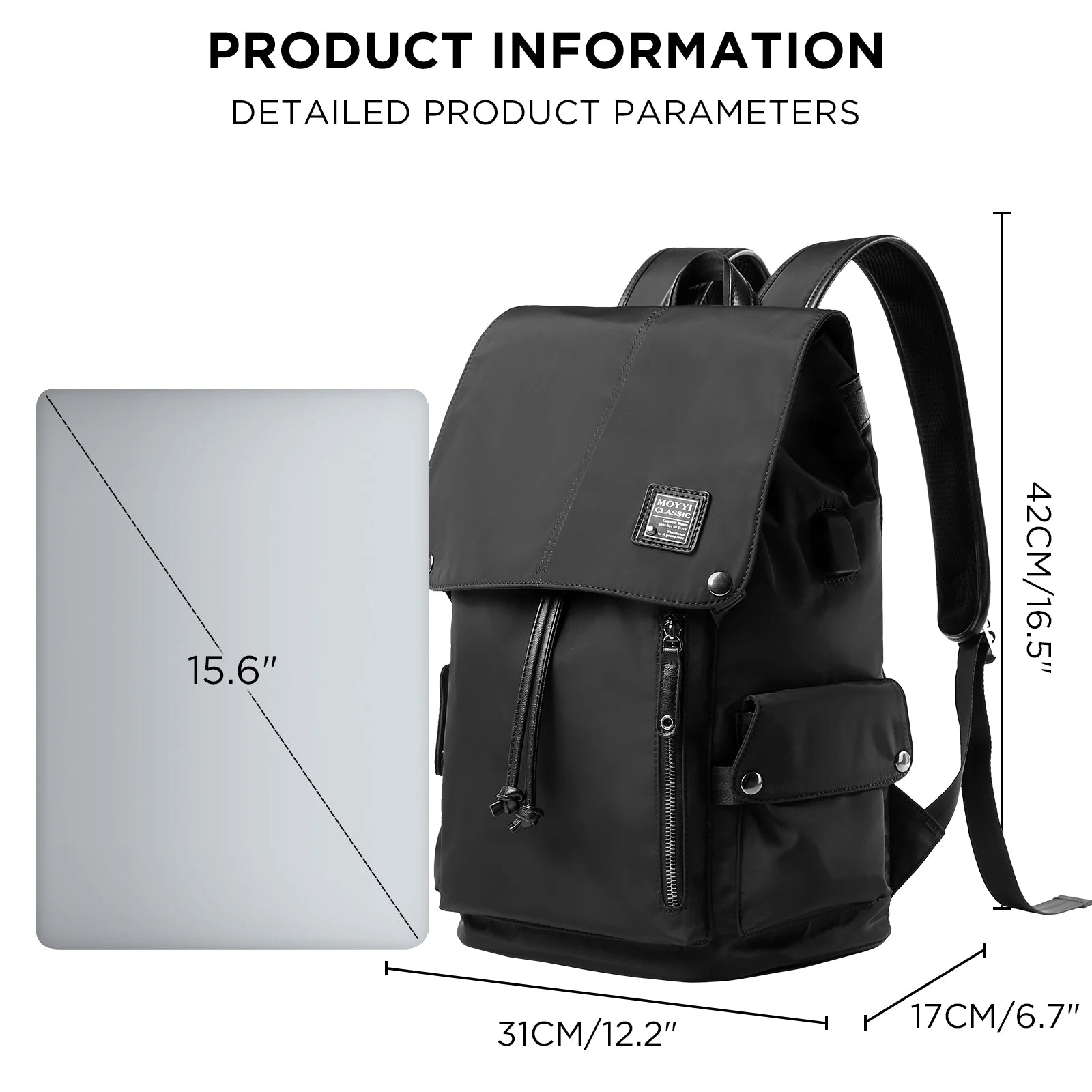 Men'S Backpack Waterproof College Backpack Bags for Men Unisex Laptop Travel Backpack Customized Logo