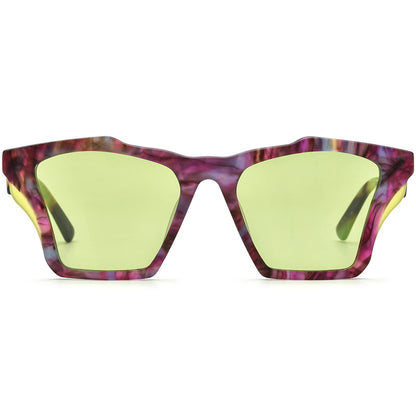 Retro Cat Eye Acetate Polarized Sunglasses - MCROONS - side view