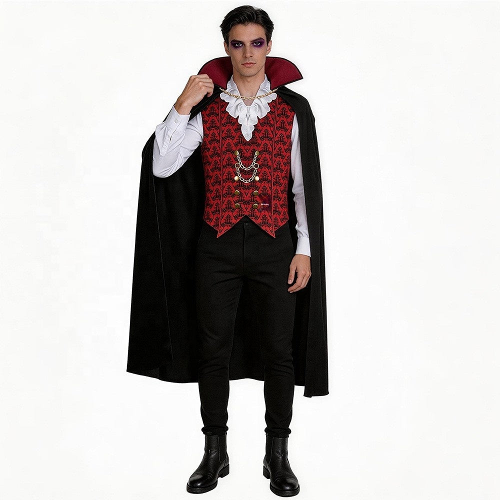 Count Dracula Gothic Vampire Halloween Costume - MCROONS