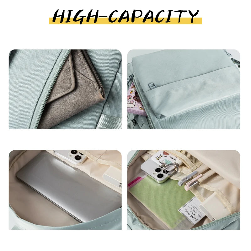 Fashion Customized Students Bags New Style Soft Fabric Backpack Outdoor Daily Unisex College School Bags Backpack Hiking
