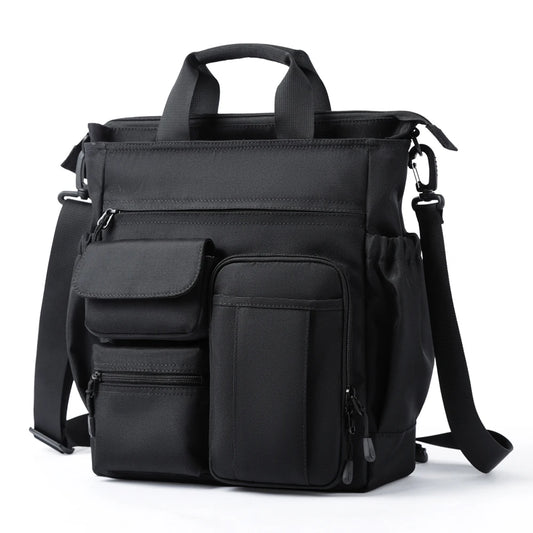 Multi-Functional Crossbody Bags for Men Business Waterproof Briefcase Laptop Messenger Bag