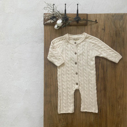Winter Newborn Baby Knit Romper Toddler Boy Clothes Comfortable Knitwear Baby Knitted Clothing