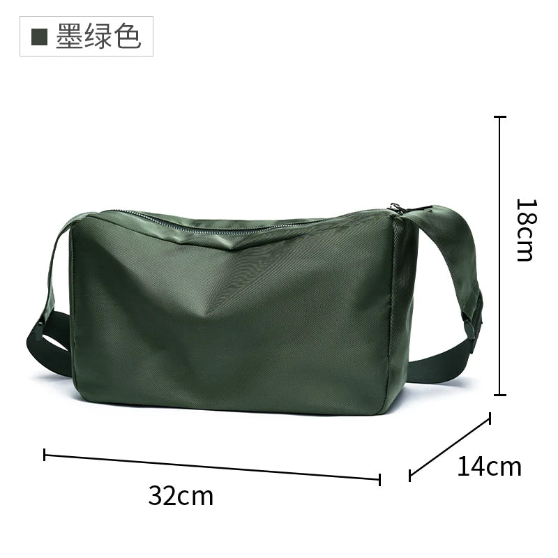 Unisex Crossbody Bag for Men Anti-Theft Shoulder Bag Student Daily Waterproof Fitness Customized Logo Mini Bags