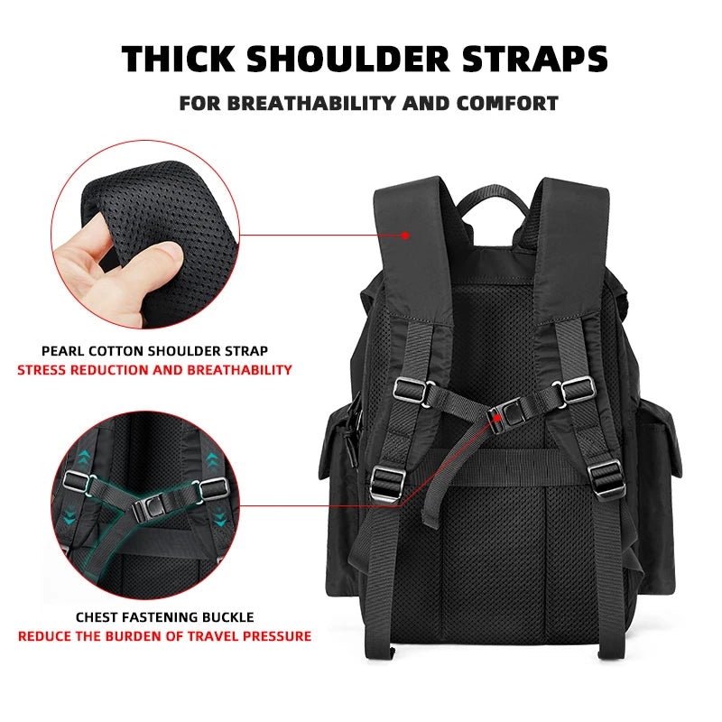 MOYYI 100% Polyester Lightweight Bags for Men Outdoor Sport Travel Men'S Backpack