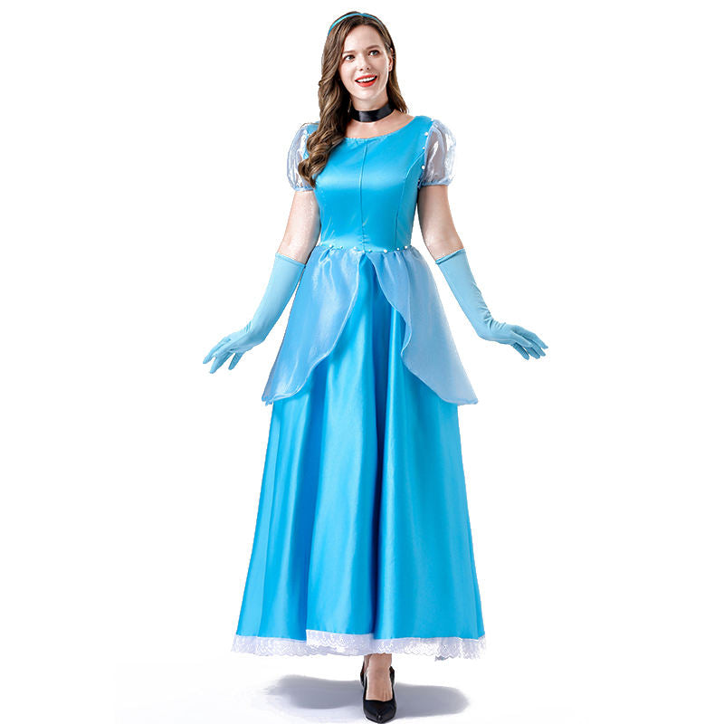 Blue Masquerade Princess Gown