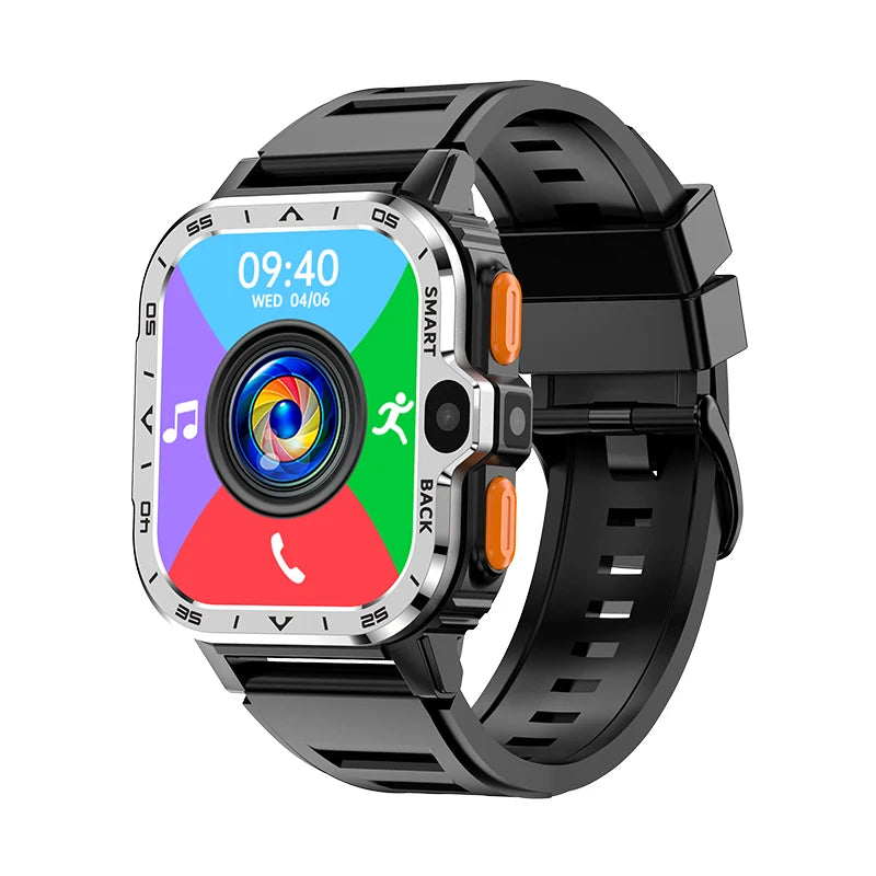 MCROONS 4G Android smart watch with GPS SIM and dual camera