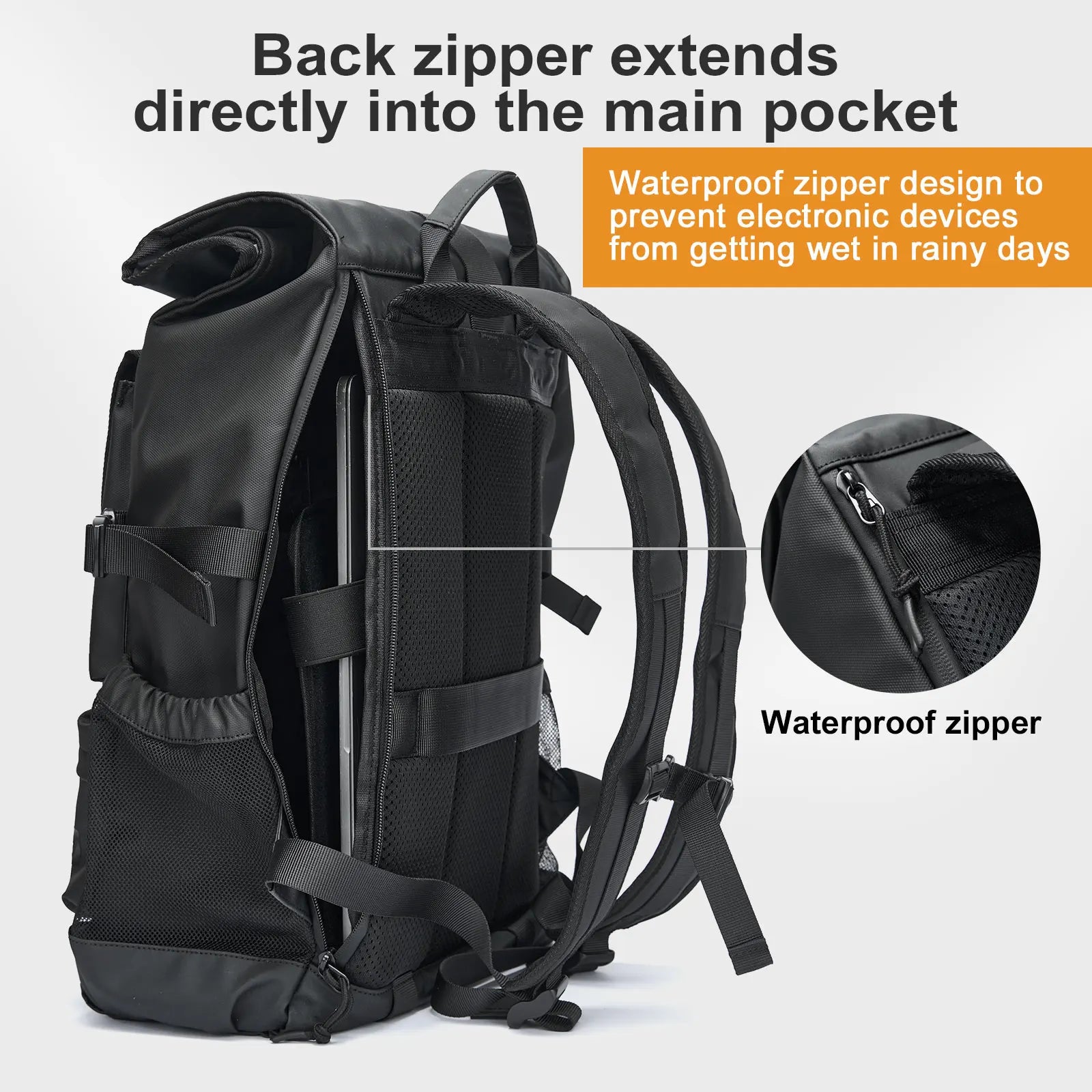 MOYYI Large Capacity Travel Backpack Bags for Men Outdoor Laptop Backpack