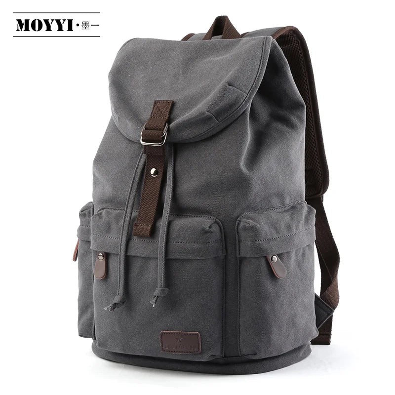 Wholesale Canvas Backpack Travel Rucksack Men Sport Bag for Men Laptop Backpacks