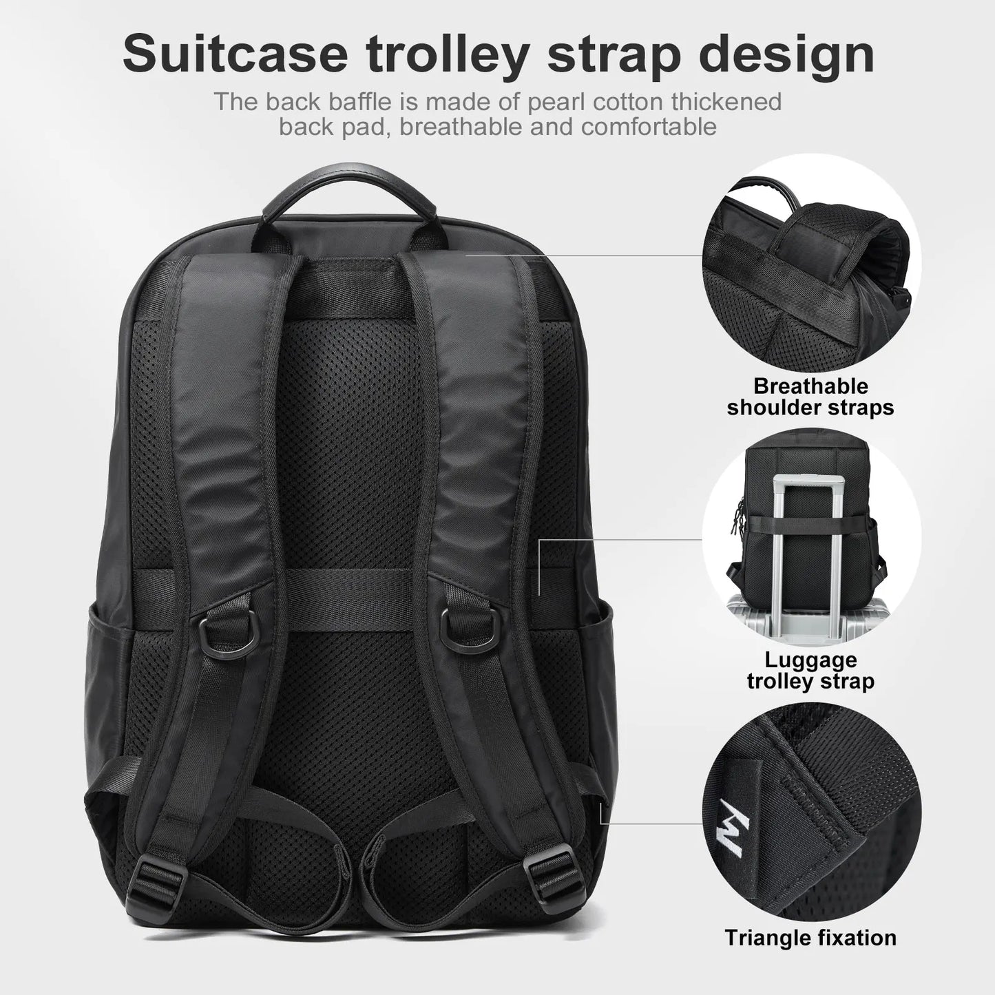 MOYYI Wholesale Oxford Backpacks Waterproof Laptop Backpack Large Capacity Daily Travel Backpacks for Men