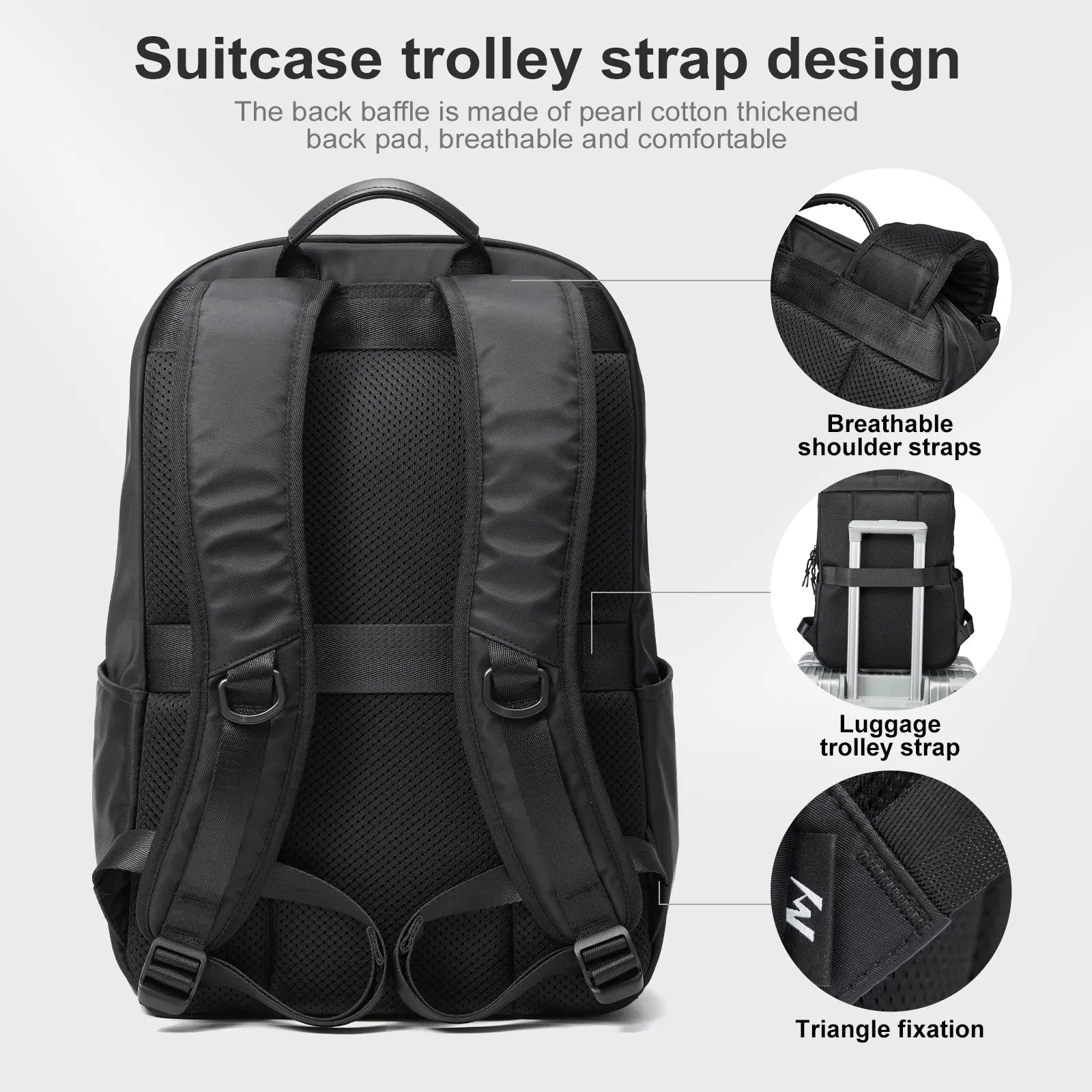 MOYYI Wholesale Oxford Backpacks Waterproof Laptop Backpack Large Capacity Daily Travel Backpacks for Men