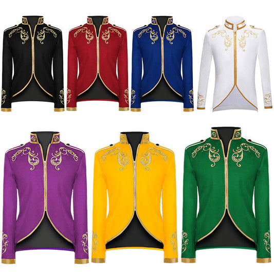 Renaissance Palace Gentleman Tailcoat King Prince Tuxedo Cosplay
