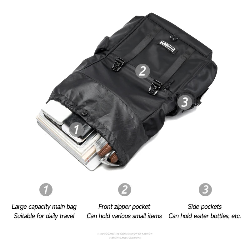 MOYYI Anti-Theft Men'S Backpack Bags for Men Outdoor Hiking Travel Backpack Bags