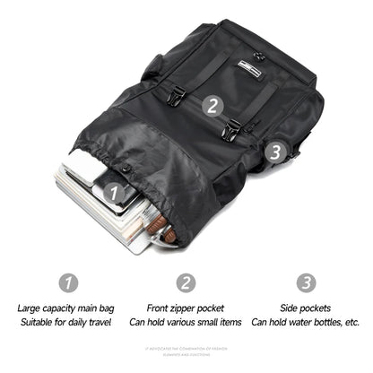 MOYYI Anti-Theft Men'S Backpack Bags for Men Outdoor Hiking Travel Backpack Bags