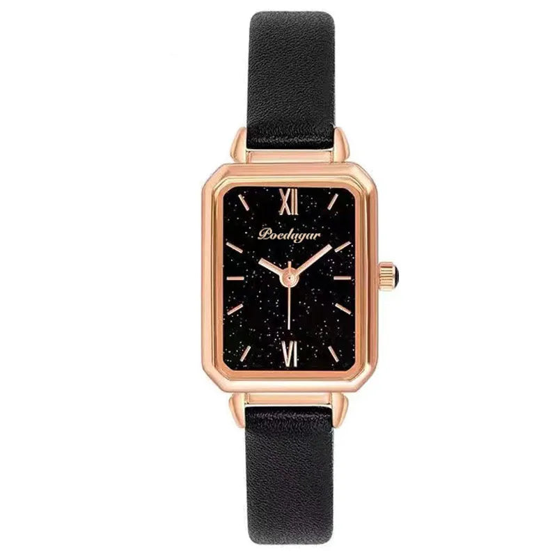 Poedagar 622 Women's Luxury Quartz Watch – Stainless Steel Band, Waterproof
