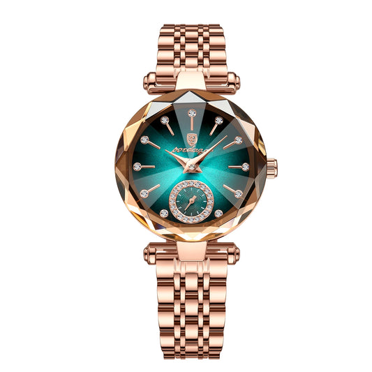 Poedagar 719 Women's Luxury Quartz Watch – Stainless Steel Band, Waterproof