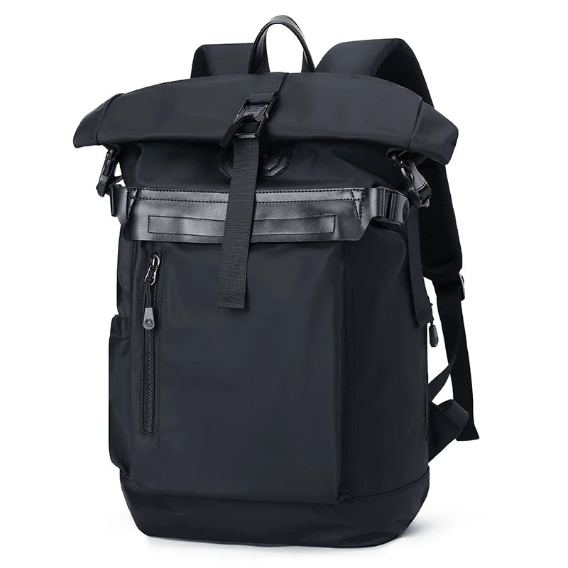 Men'S Backpack Anti-Theft Travel Bag for Men Roll Top Water-Resistant Laptop Rucksack Outdoor Backpack