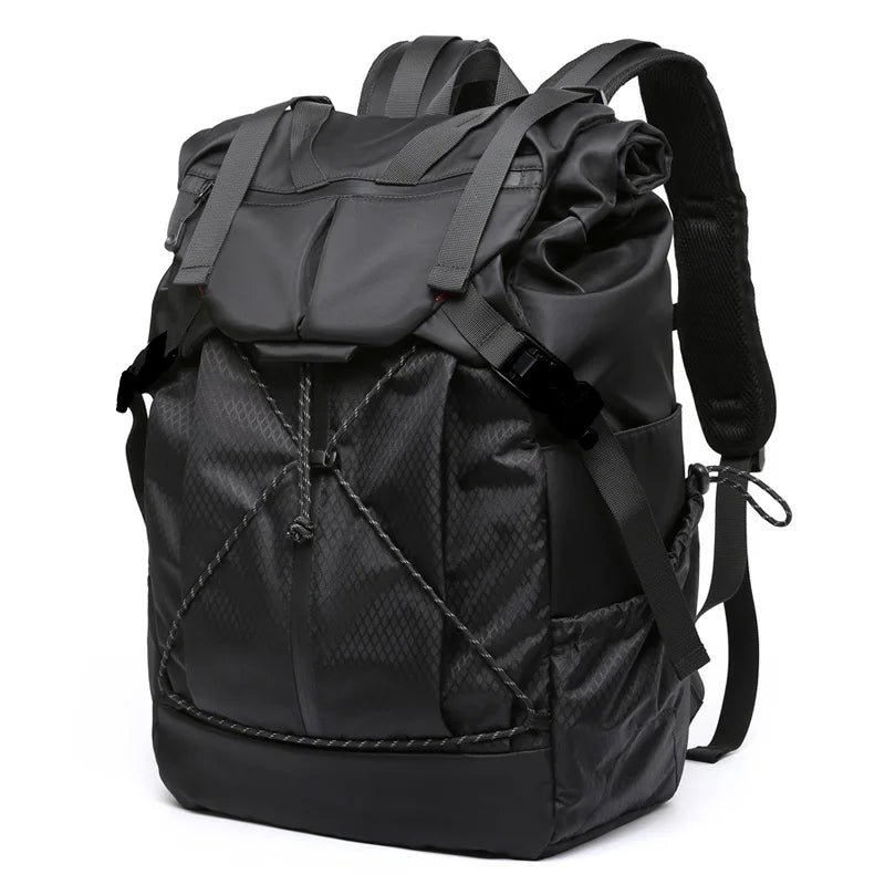 MOYYI Waterproof Laptop Backpack Bags for Men Black Travel Hiking Casual Sports Hiking Backpack Bags