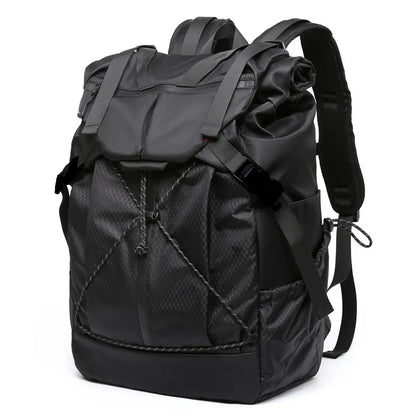 MOYYI Waterproof Laptop Backpack Bags for Men Black Travel Hiking Casual Sports Hiking Backpack Bags