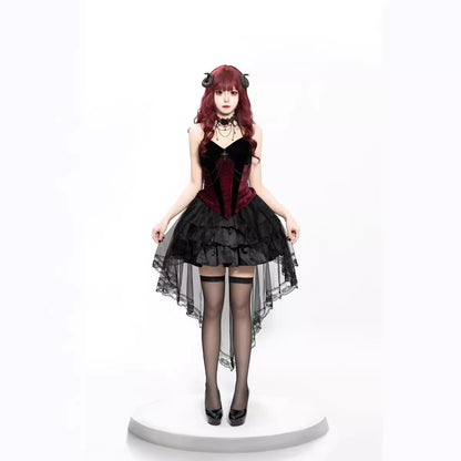 Duchess Vampire Gothic Witch Halloween Costume detail