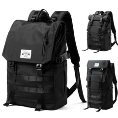 Wholesale anti Theft Expandable Rucksack Travel 17' Laptop Backpack Convertible Techwear Roll Top Backpack