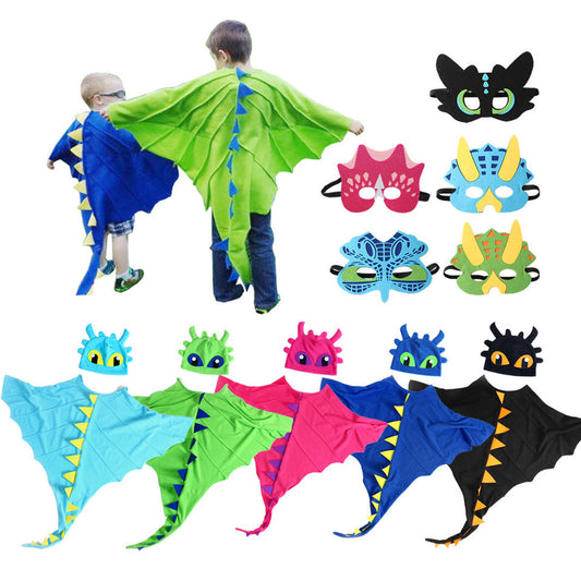 Childrens Dragon Fire Breathing Costume Full Set