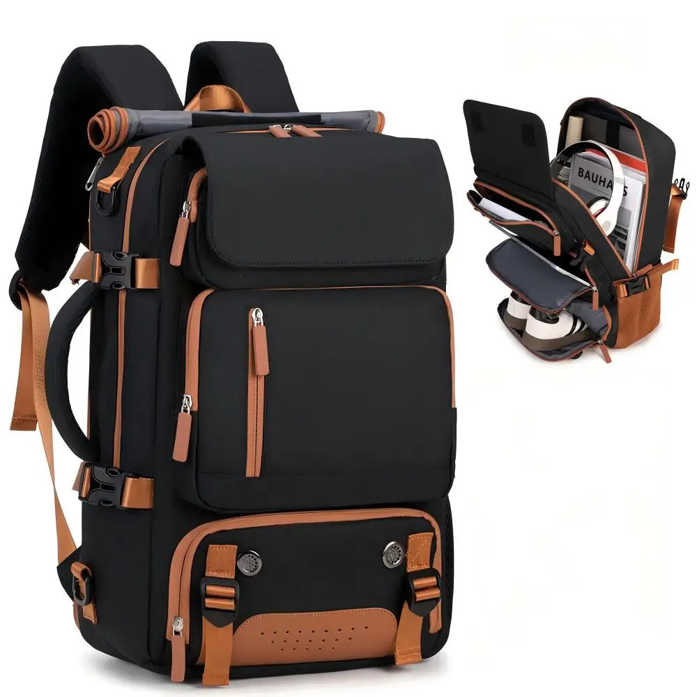 Neuer Lässiger Großer Reiserucksack für Herren und Damen, Multifunktionale Laptoptasche, Business-Reise und