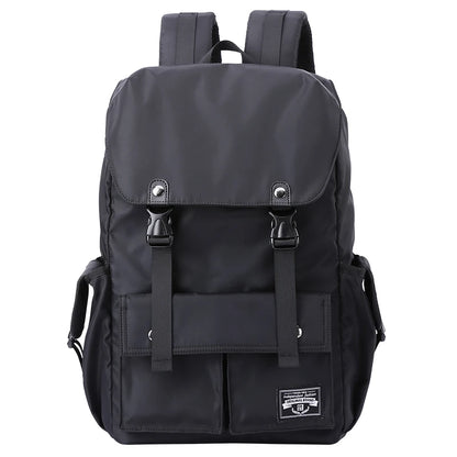 Men Rolltop Laptop Backpack Man Large Capacity Motorcycle Backpack Outdoor Waterproof Rucksack Anti-Theft Travel Backpack