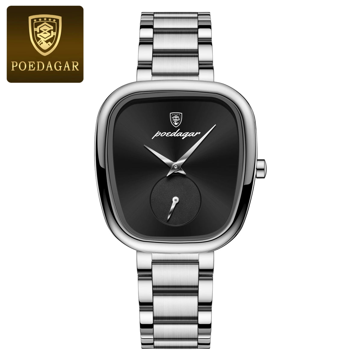 Poedagar 783 Women's Luxury Quartz Watch – Stainless Steel Band, Waterproof