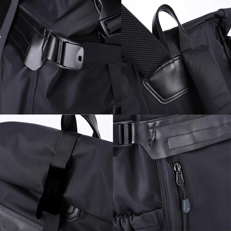 Men'S Backpack Anti-Theft Travel Bag for Men Roll Top Water-Resistant Laptop Rucksack Outdoor Backpack
