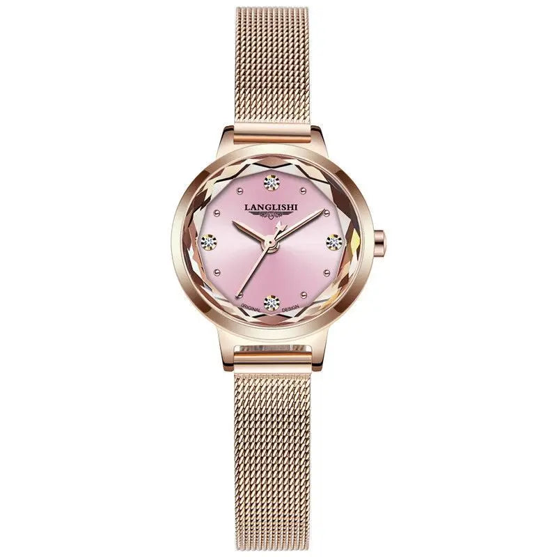 Poedagar 610 Women's Luxury Quartz Watch – Stainless Steel Band, Waterproof, Luminous, Date